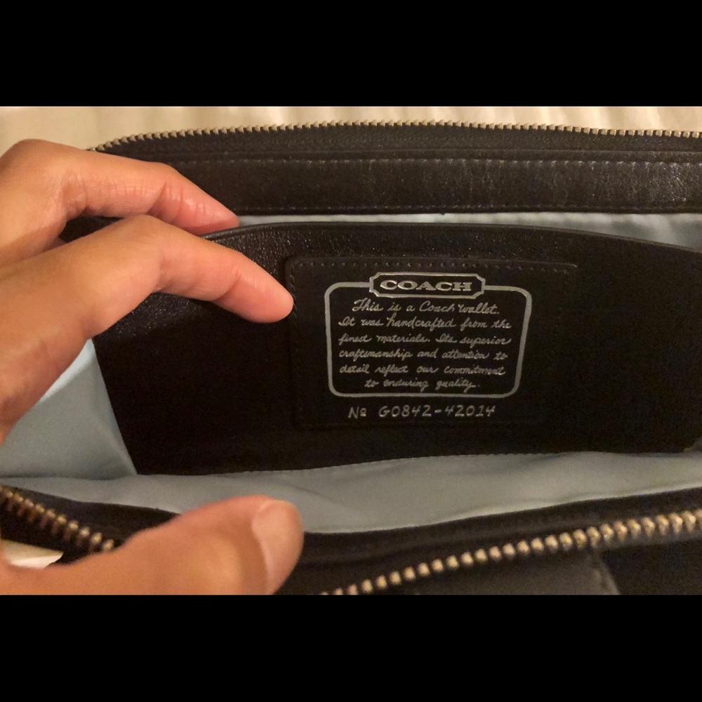 Black Coach wallet